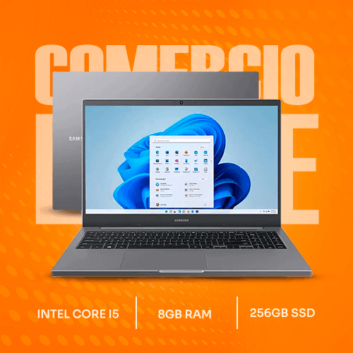 Notebook Samsung Book Intel Core i5 8GB 256GB SSD - 15,6” Full HD Windows 11